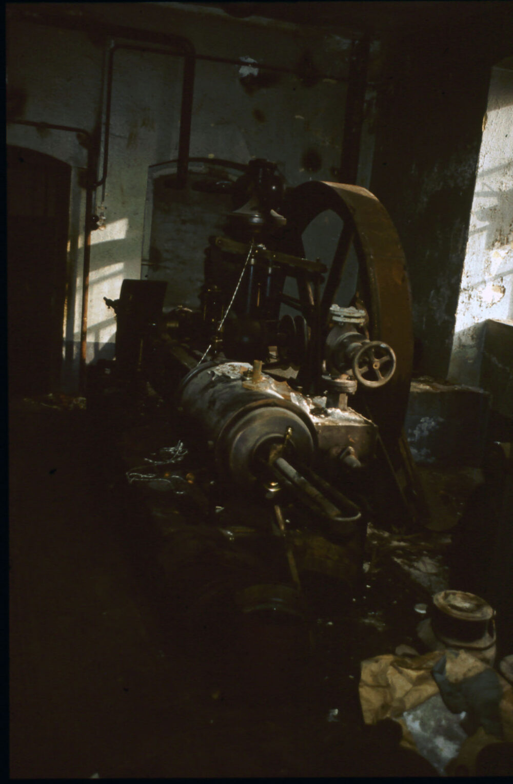 Unsere Dampfmaschine im Museum